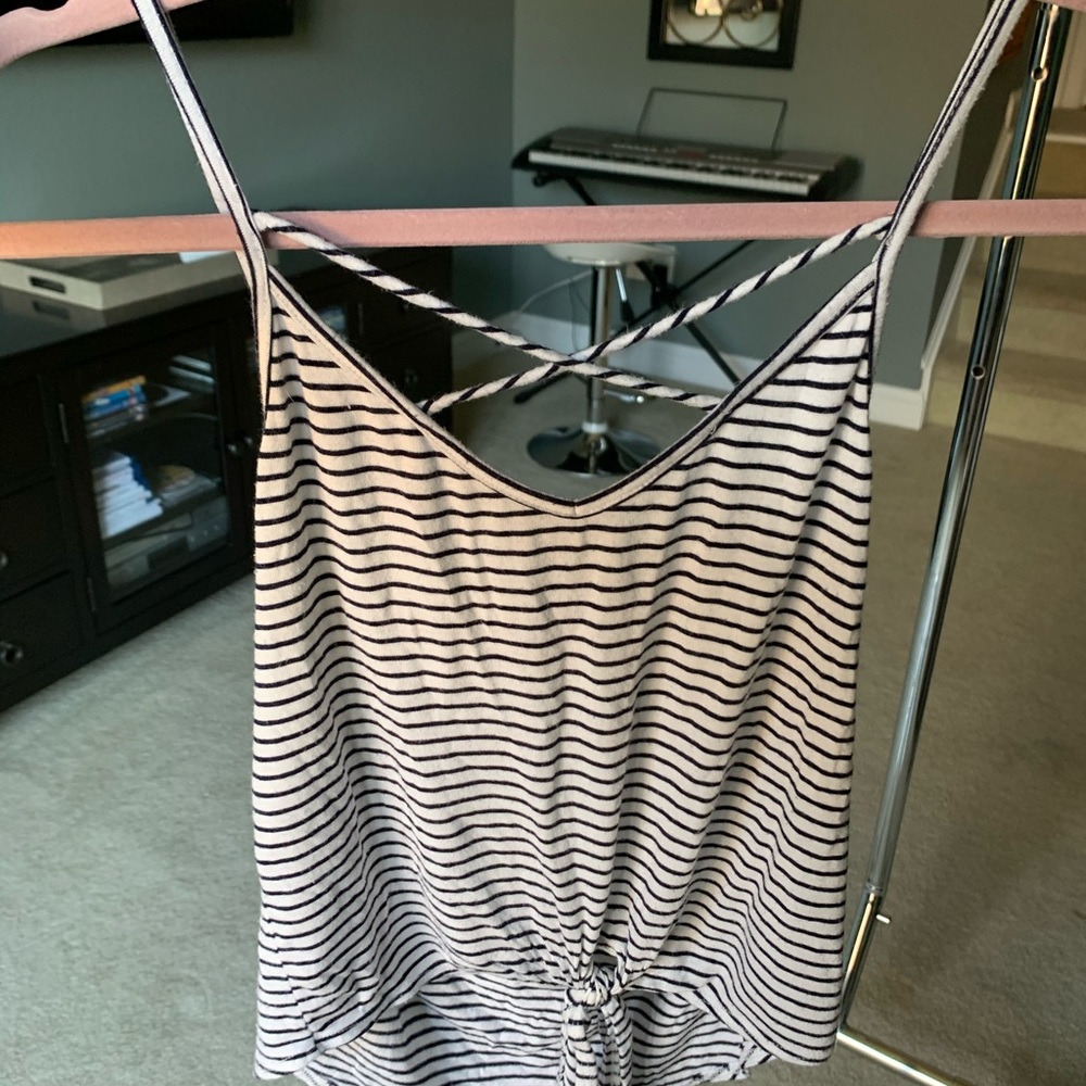 summer striped tank top